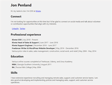 Tablet Screenshot of jonpenland.com